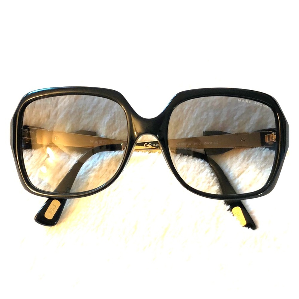 Marc Jacobs black and gold sunglasses